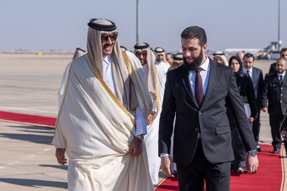 منابع خبری از ورود امیر قطر به دمشق خبر دادند.