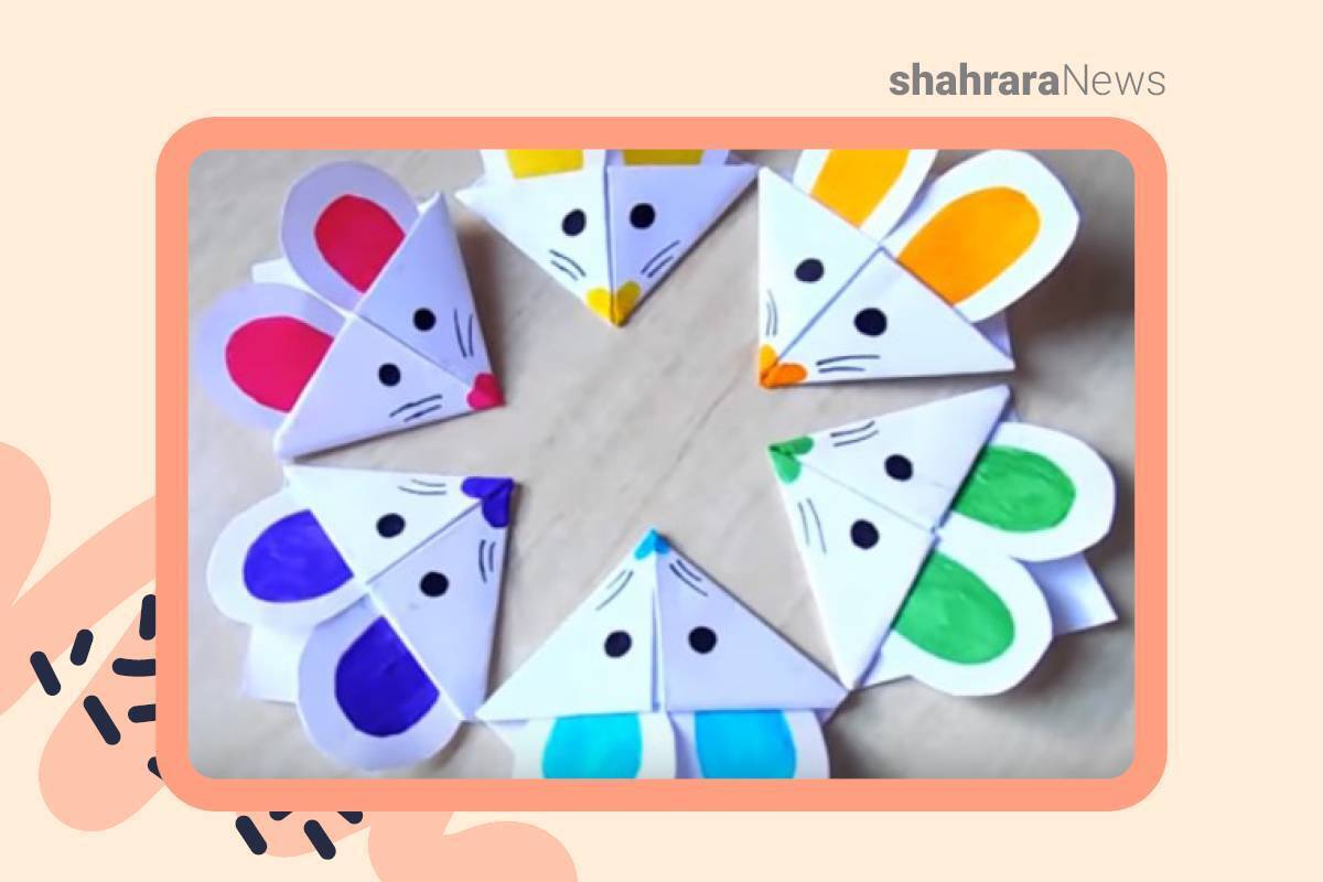 وقتی کتاب می‌خوانید برای اینکه صفحه خود را گم نکنید چه وسیله‌ای لای صفحات کتاب می‌گذارید؟ بیایید با هم یک نشانک زیبای کاغذی برای خودمان بسازیم.