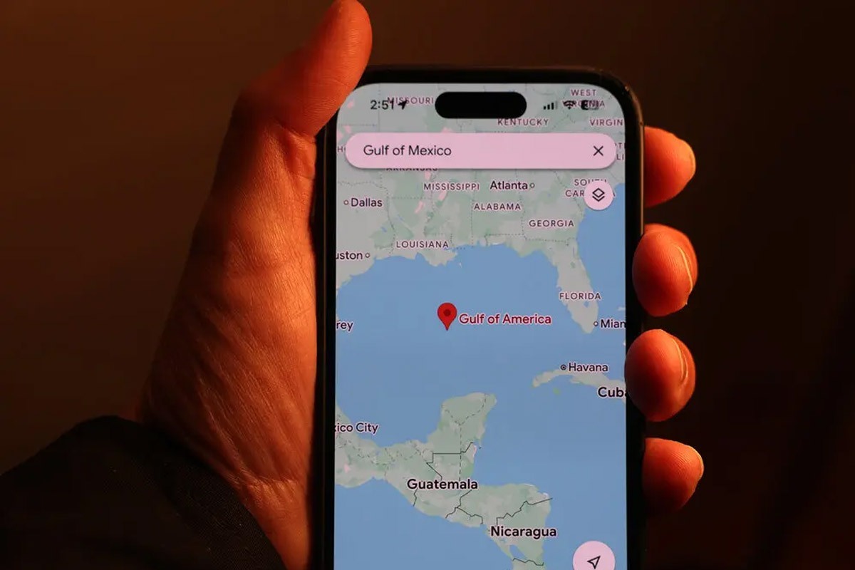 نام «خلیج مکزیک» در گوگل مپ به «خلیج آمریکا» تغییر کرد