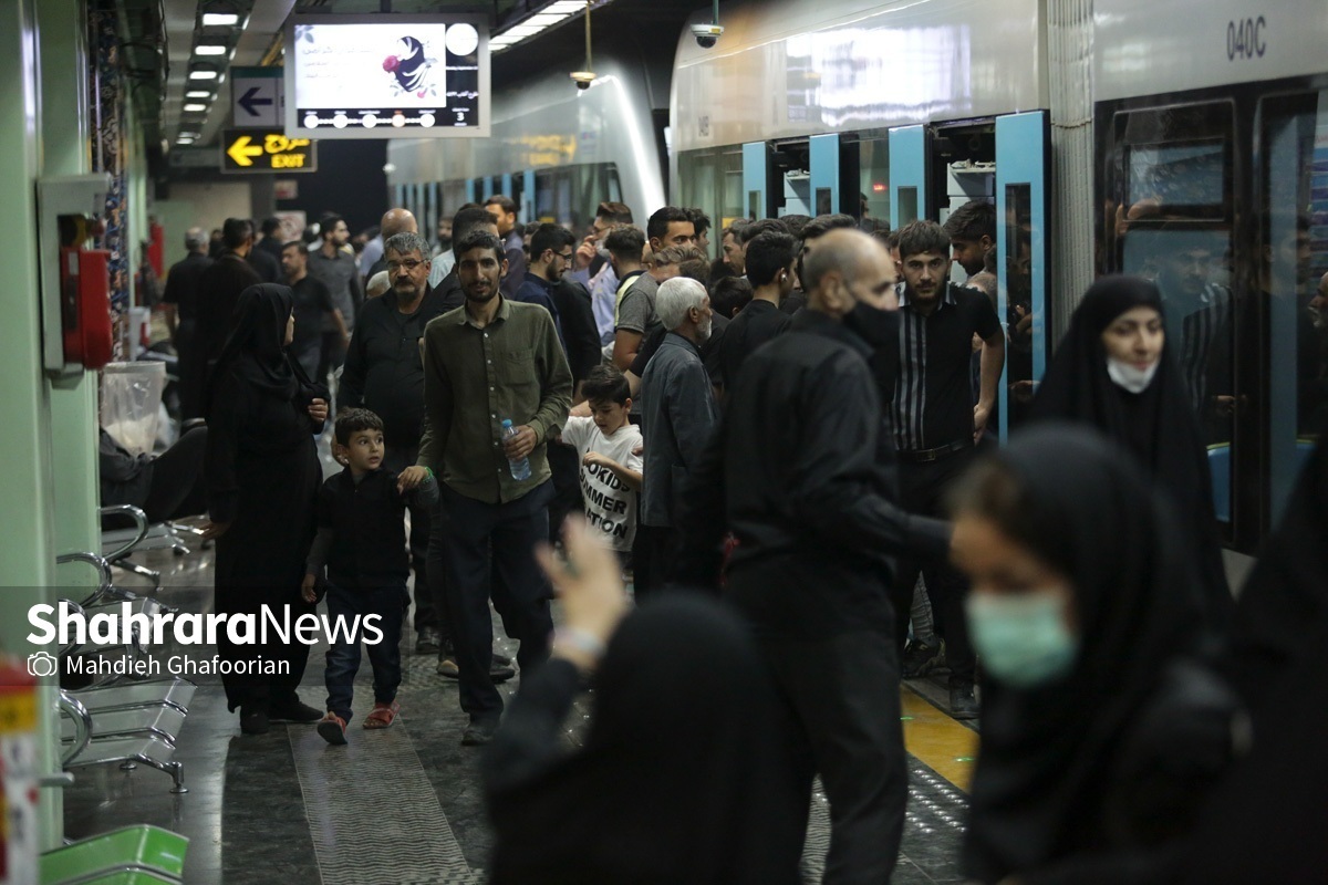 جابه‌جایی ۶۳۸ میلیون مسافر در متروی مشهد از ۱۳۸۹ تاکنون