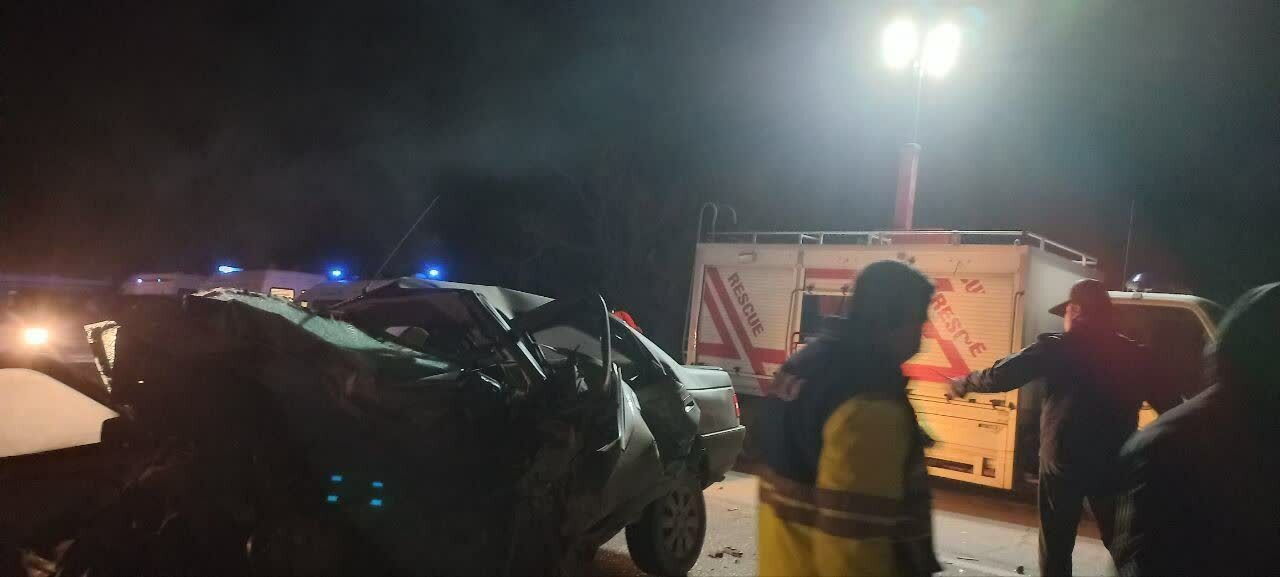 فوت پنج نفر در تصادف خونین پژو و پراید در خراسان رضوی (اول اسفند ۱۴۰۳) فوت پنج نفر در تصادف خونین پژو و پراید در خراسان رضوی (اول اسفند ۱۴۰۳)