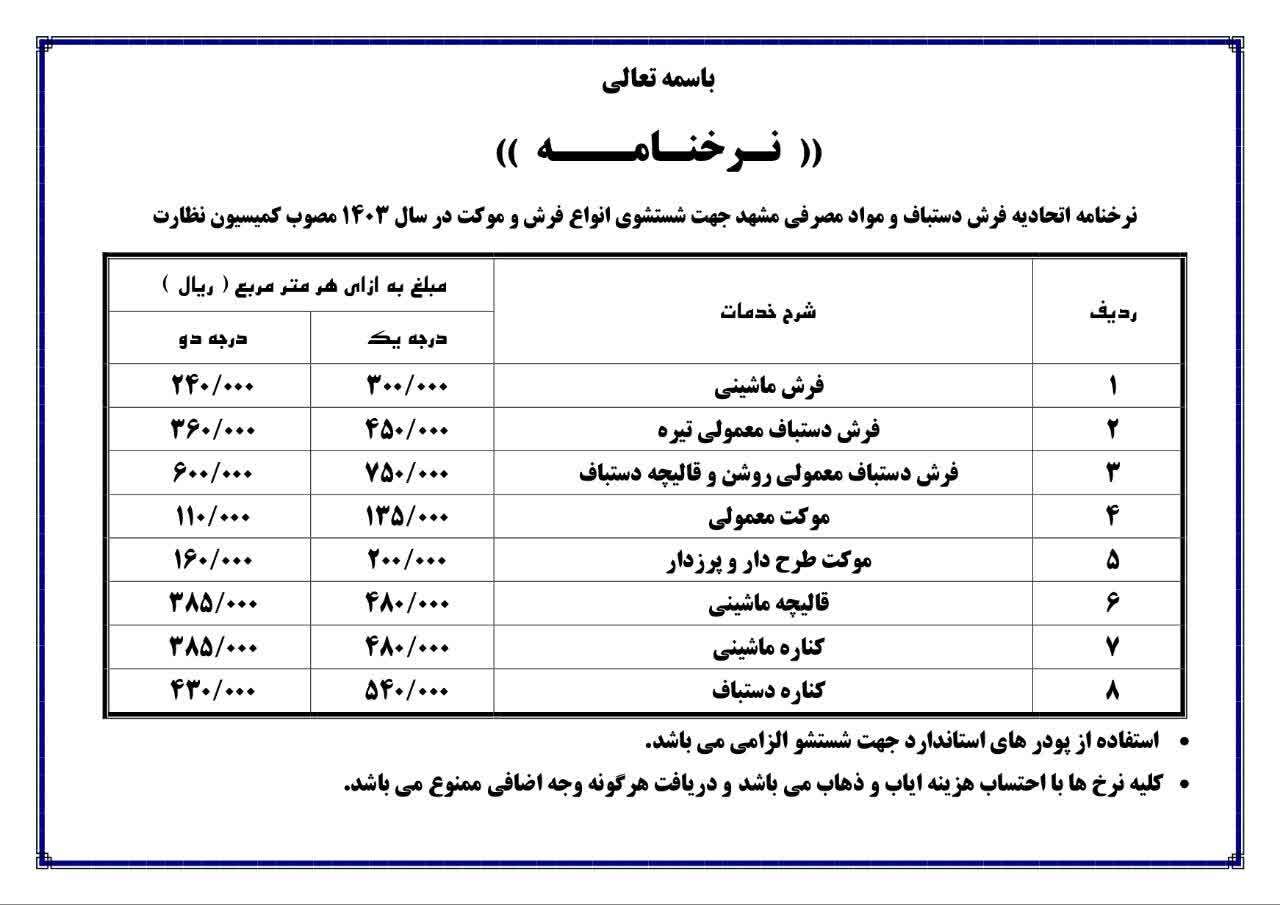 تکاندن خانه هم از تورم بی نصیب نماند | خانه تکانی در مشهد چقدر آب می‌خورد؟