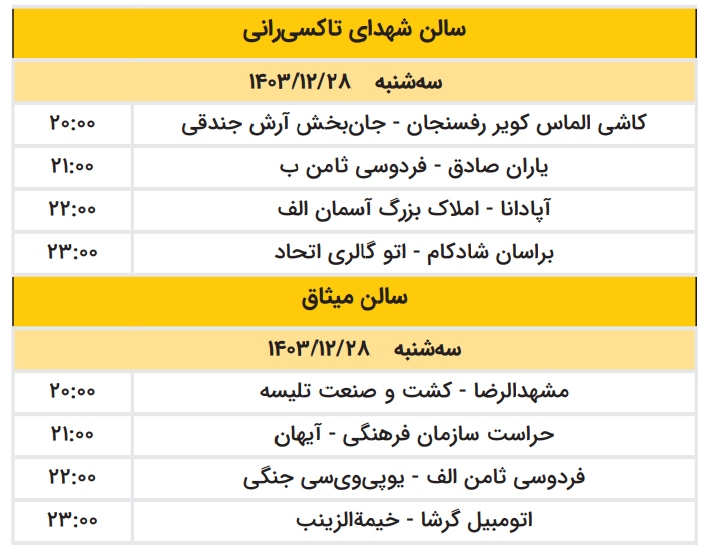 فوتسال جام رمضان جذابتر میشود فوتسال جام رمضان جذابتر میشود