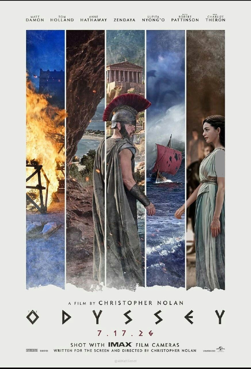 فیلم جدید کریستوفر نولان اقتباسی از حماسه معروف هومر | عکس