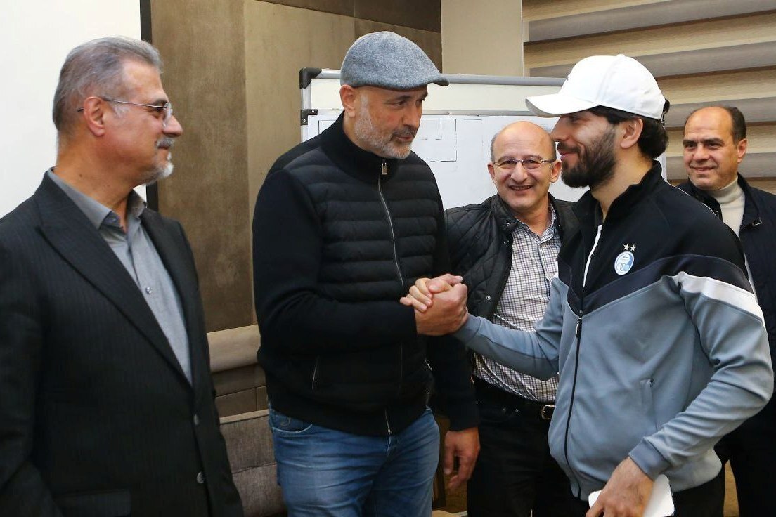 معارفه بوژوویچ در اردوی استقلال پیش از دربی ۱۰۵ + عکس