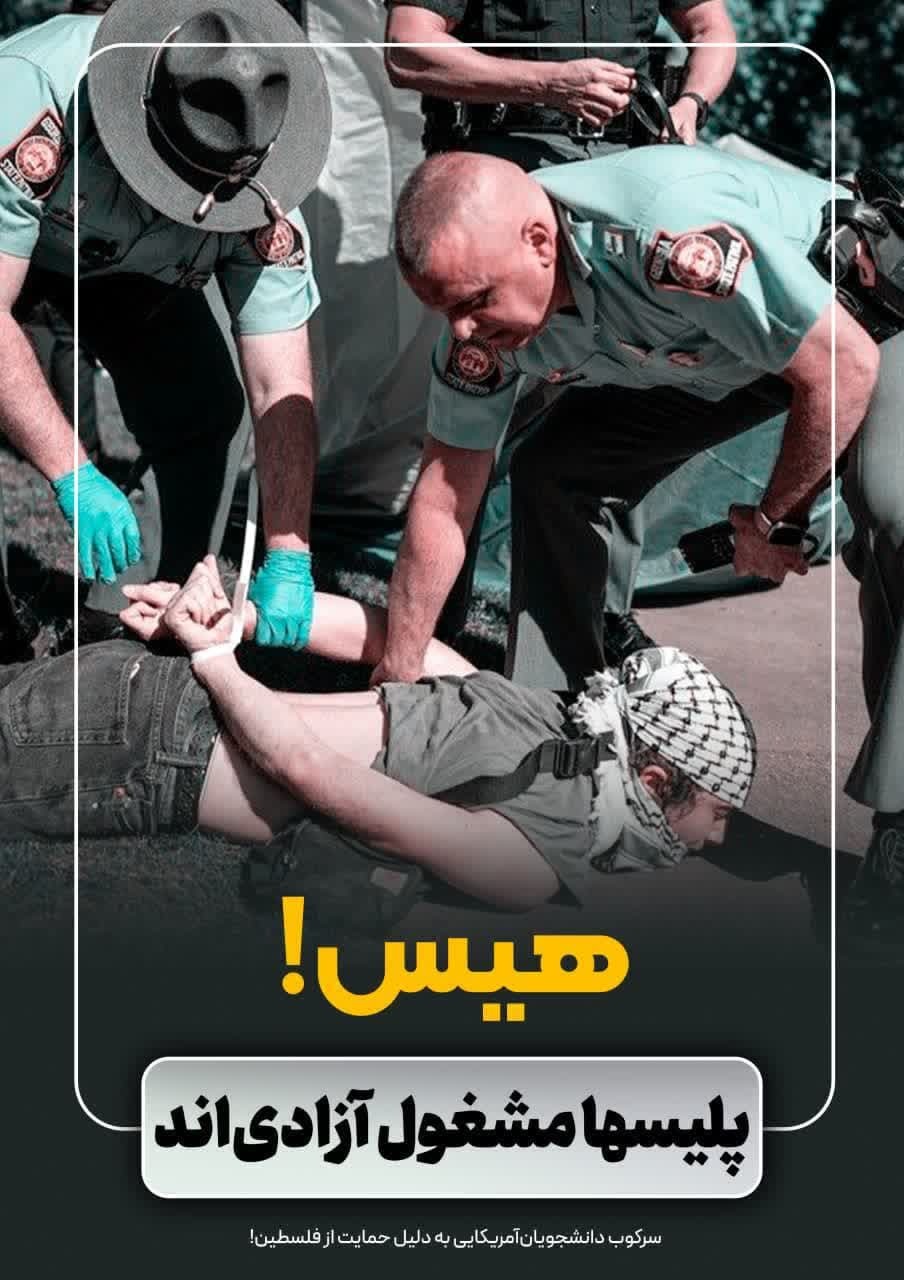 اینفوگرافی | پلیس آمریکا مشغول آزادی است