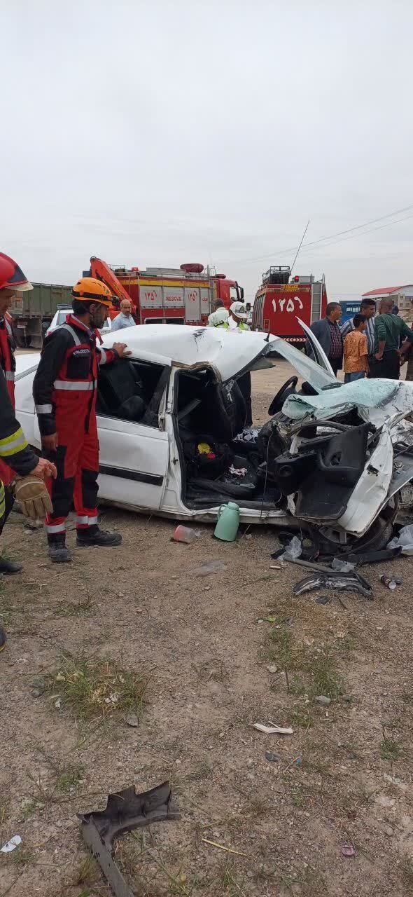 برخورد مرگبار کامیون با پژو پارس در نزدیکی مشهد با ۲ کشته و زخمی (۱۳ اردیبهشت ۱۴۰۳) برخورد مرگبار کامیون با پژو پارس در نزدیکی مشهد با ۲ کشته و زخمی (۱۳ اردیبهشت ۱۴۰۳)