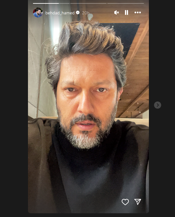 گرد پیری بر چهره حامد بهداد + عکس گرد پیری بر چهره حامد بهداد + عکس