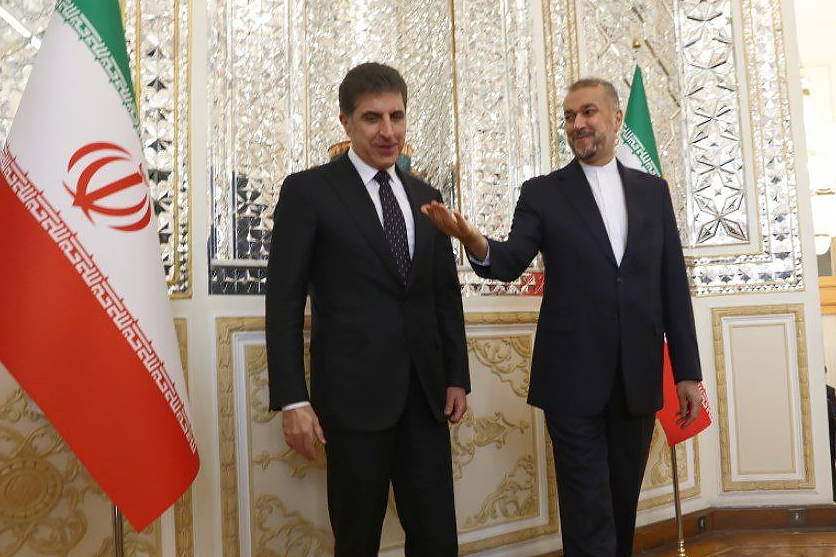 امیرعبداللهیان با نیچروان بارزانی دیدار کرد امیرعبداللهیان با نیچروان بارزانی دیدار کرد