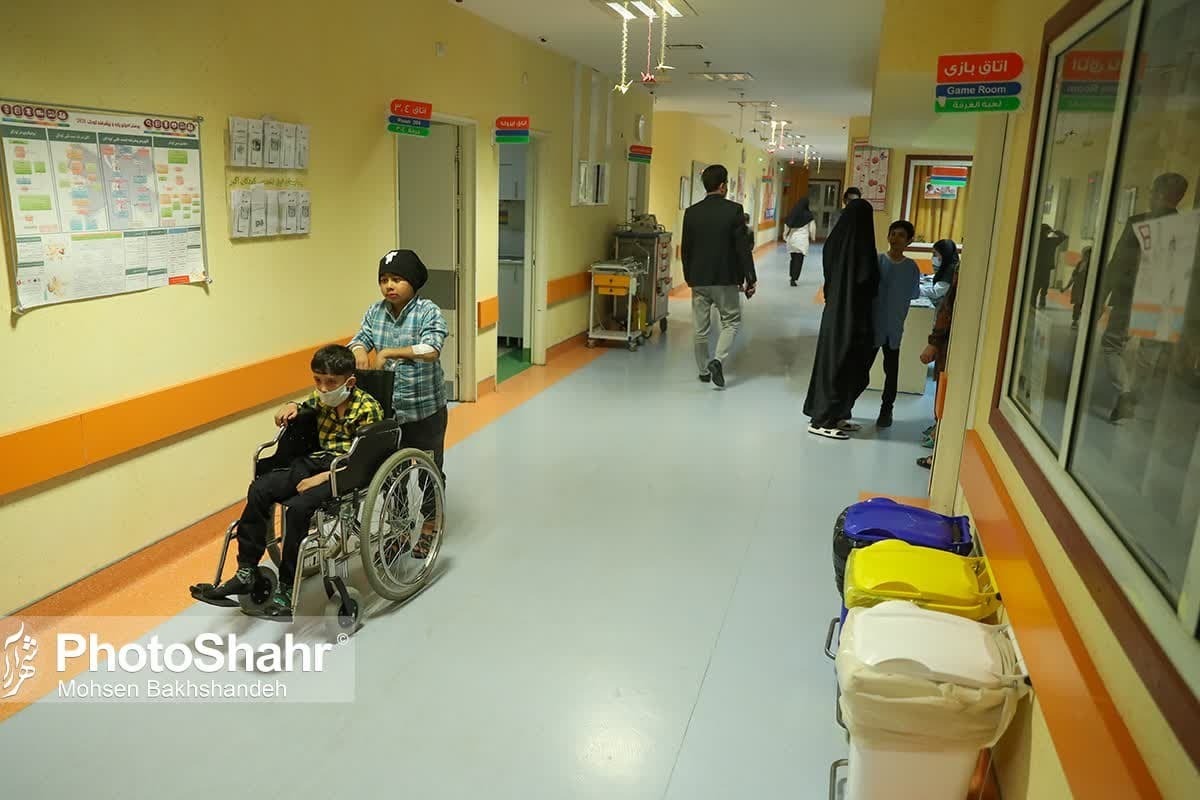 ارائه خدمات رایگان سرپایی و بستری کودکان زیر ۷ سال در بیمارستان اکبر