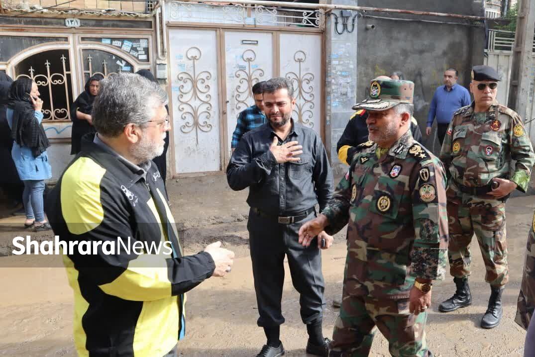 استقرار و کمک رسانی تیم ویژه مقابله با بلایای طبیعی ارتش در مناطق سیلابی مشهد استقرار و کمک رسانی تیم ویژه مقابله با بلایای طبیعی ارتش در مناطق سیلابی مشهد