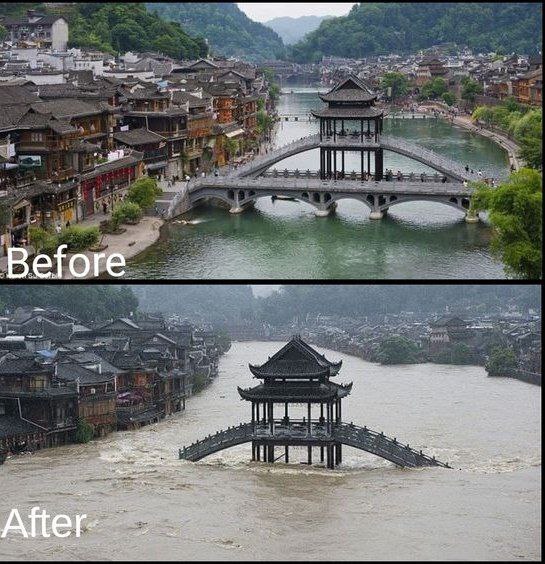 تصاویری از وحشتناک‌ترین سیل‌ها در جهان