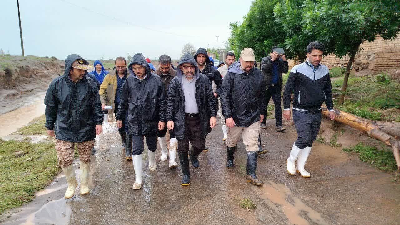 بازدید استاندار خراسان رضوی از روستا‌های سیل زده فریمان+ عکس (۲۸ اردیبهشت ۱۴۰۳)