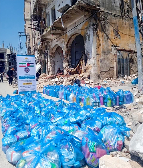کمک به غزه؛ در میدان عمل کمک به غزه؛ در میدان عمل