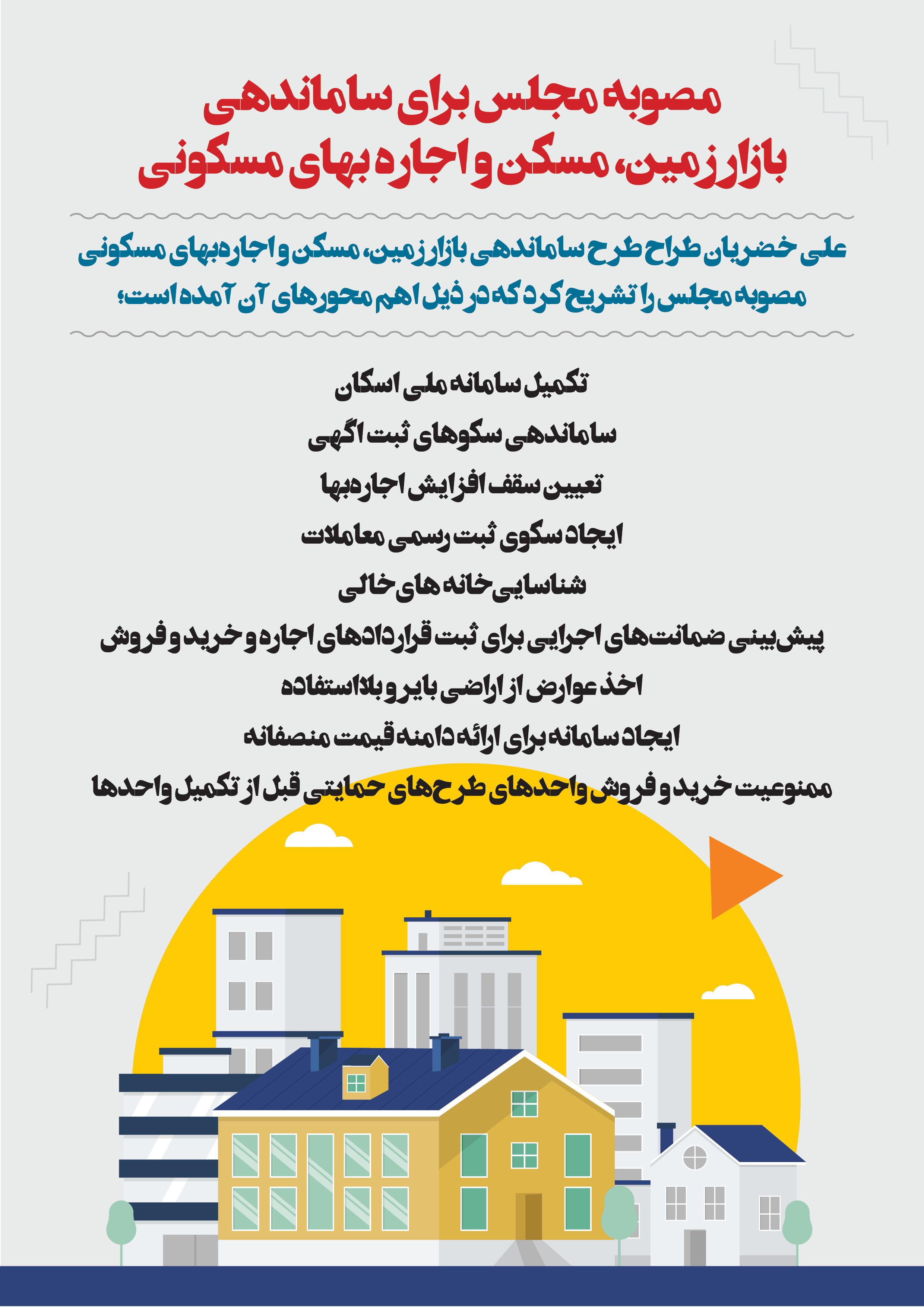 سازوکار مجلس برای ساماندهی بازار املاک + اینفوگرافی مصوبه سازوکار مجلس برای ساماندهی بازار املاک + اینفوگرافی مصوبه