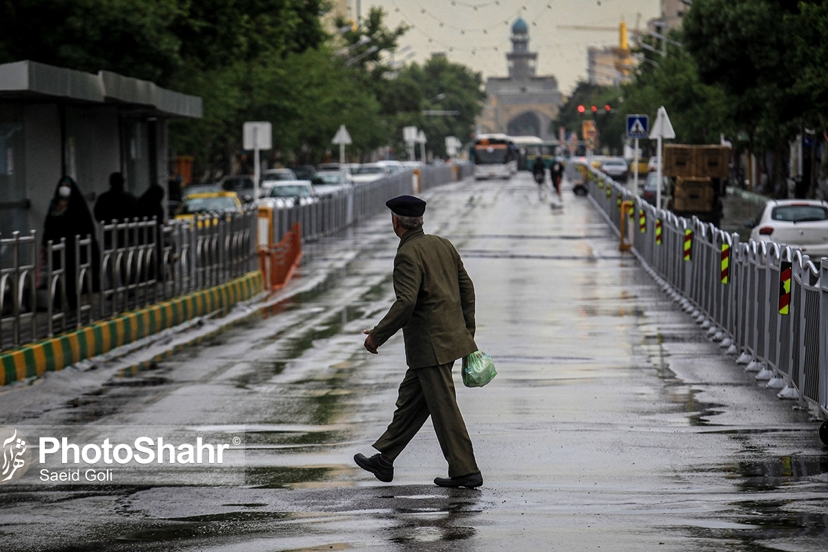 افزایش ۲۰۰ درصدی بارش باران در مشهد نسبت به سال گذشته