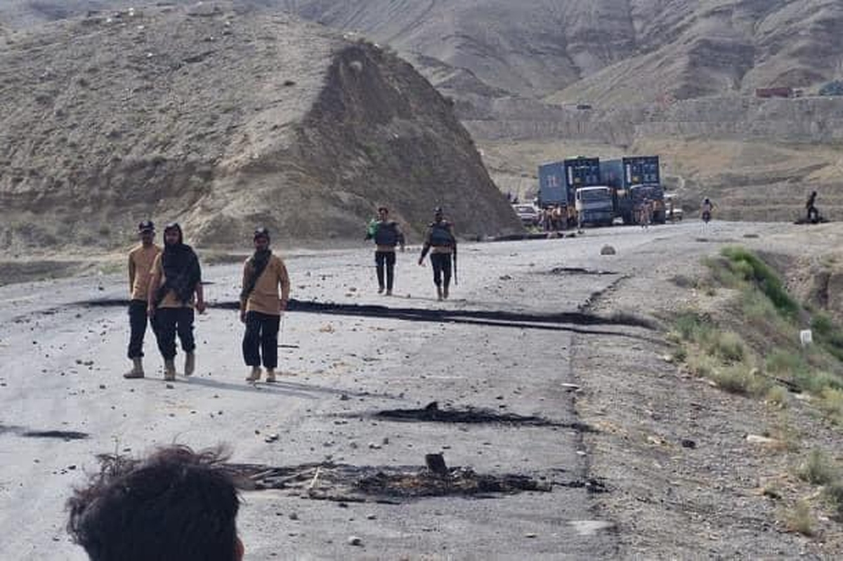 درگیری معترضان و نیرو‌های پاکستانی در مرز چمن در نزدیکی قندهار