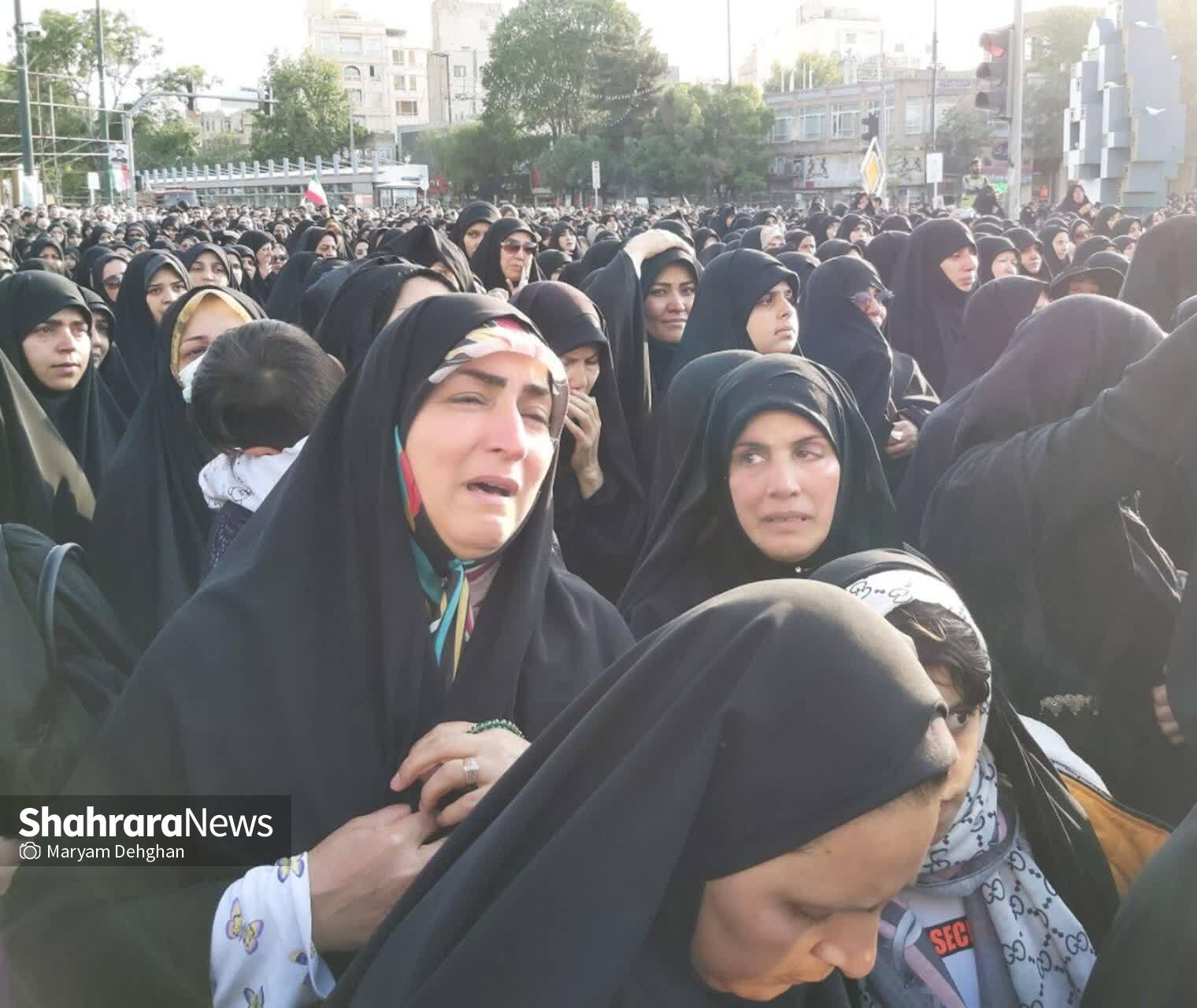 مادرانه‌های بانوان مشهدی در فراق شهادت خادم الرضا (ع) و یارانش + تصاویر