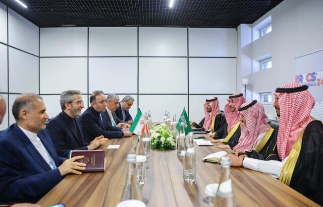 دیدار باقری با وزیر خارجه عربستان سعودی دیدار باقری با وزیر خارجه عربستان سعودی
