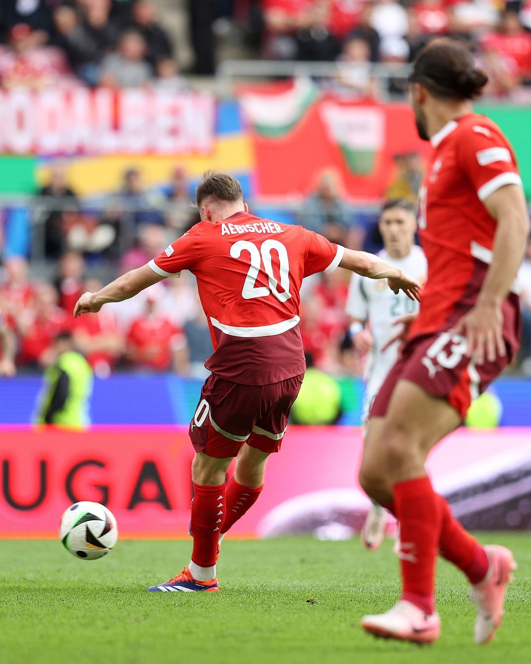 عکس‌هایی از بازی سوئیس و مجارستان در یورو ۲۰۲۴