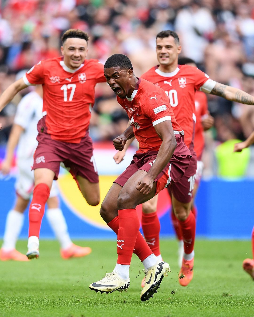 عکس‌هایی از بازی سوئیس و مجارستان در یورو ۲۰۲۴