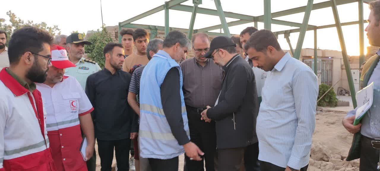 استاندار خراسانرضوی به مناطق زلزلهزده شهرستان کاشمر رفت (۲۹ خرداد ۱۴۰۳) استاندار خراسانرضوی به مناطق زلزلهزده شهرستان کاشمر رفت (۲۹ خرداد ۱۴۰۳)