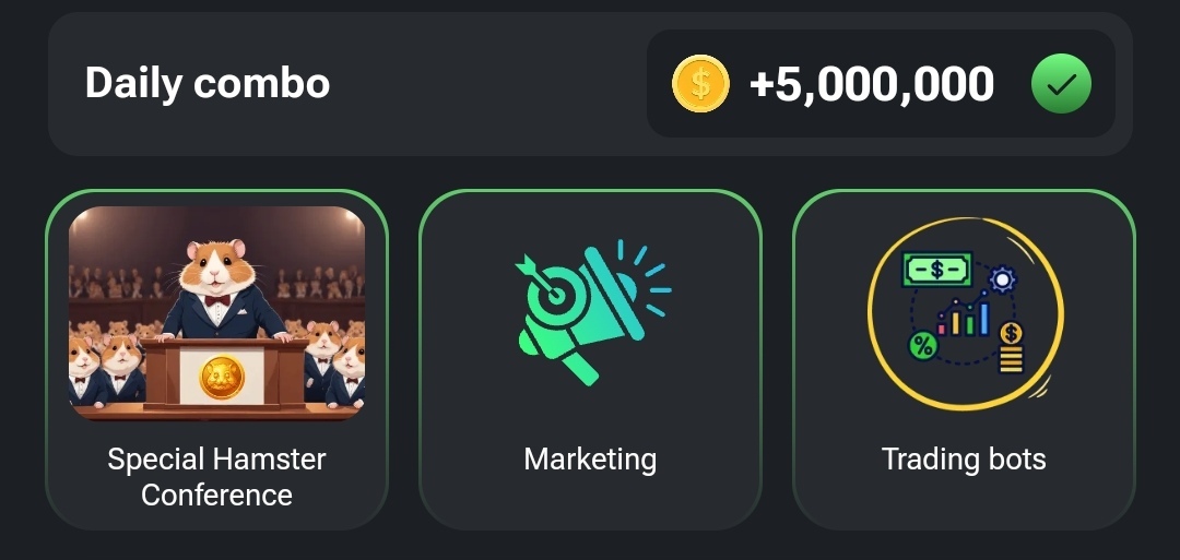 کارتهای کمبو امروز همستر کامبت (چهارشنبه ۳۰ خرداد ۱۴۰۳) کارتهای کمبو امروز همستر کامبت (چهارشنبه ۳۰ خرداد ۱۴۰۳)