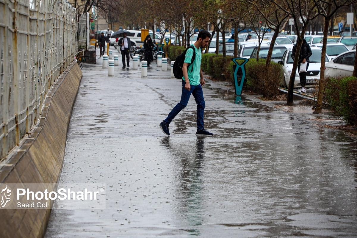 پیش‌بینی هواشناسی مشهد و خراسان‌رضوی (پنجشنبه، ۳۱ خرداد ۱۴۰۳) | وقوع بارش‌های رگباری و وزش باد شدید