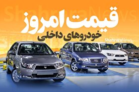 افزایش قیمت محصولات ایران خودرو و کاهش قیمت محصولات سایپا (۳۱ خرداد ۱۴۰۳)