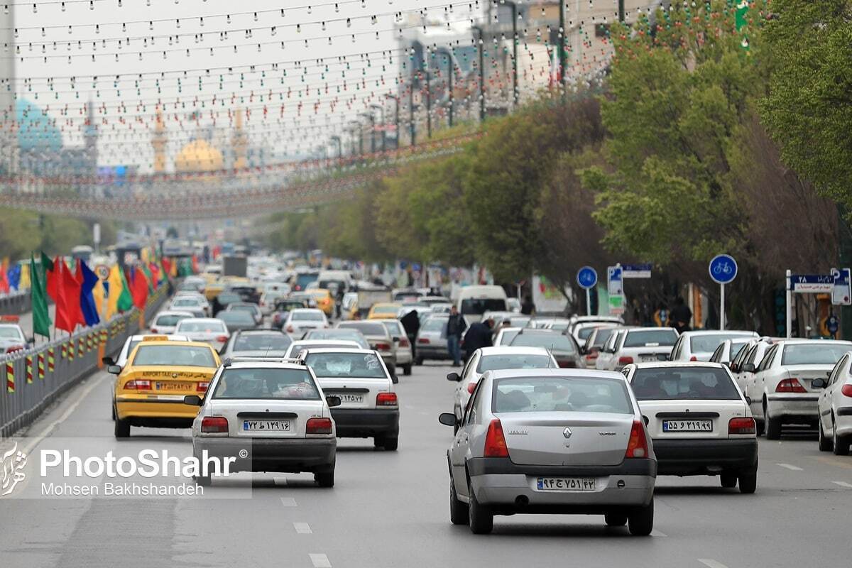ترافیک سنگین در بزرگراه امام‌علی(ع)، میدان امام‌خمینی(ره) و خیابان شیرازی (۱۳ تیر ۱۴۰۳)