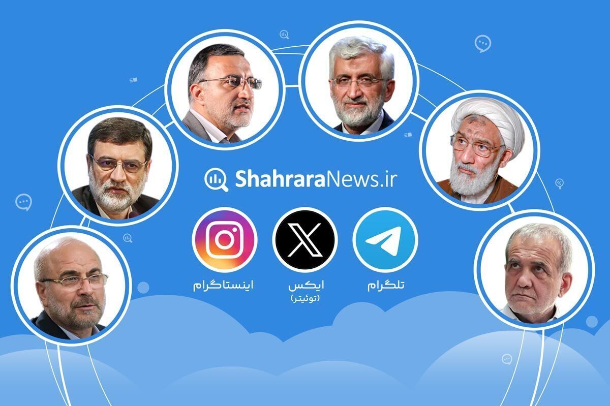 وضعیت مطالب تولید شده در شبکه‌های اجتماعی با موضوع نامزد‌های انتخابات ریاست جمهوری (۲۷ خرداد تا ۱ تیر ۱۴۰۳) + اینفوگرافی
