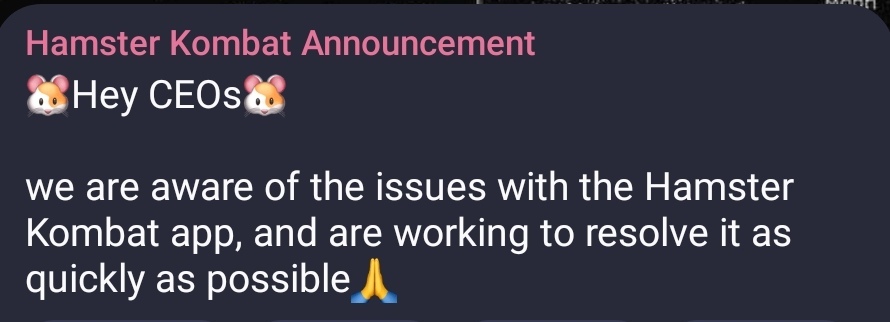 علت از دسترس خارج شدن ربات همسترکامبت (یکشنبه ۲۴ تیر) علت از دسترس خارج شدن ربات همسترکامبت (یکشنبه ۲۴ تیر)
