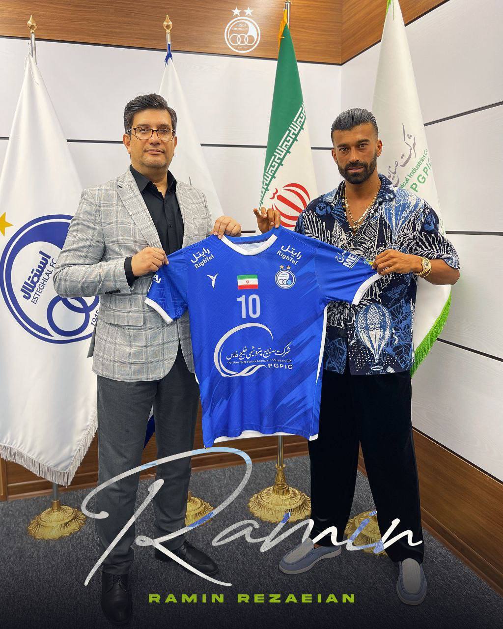 رسمی؛ رامین رضاییان به استقلال پیوست + عکس رسمی؛ رامین رضاییان به استقلال پیوست + عکس