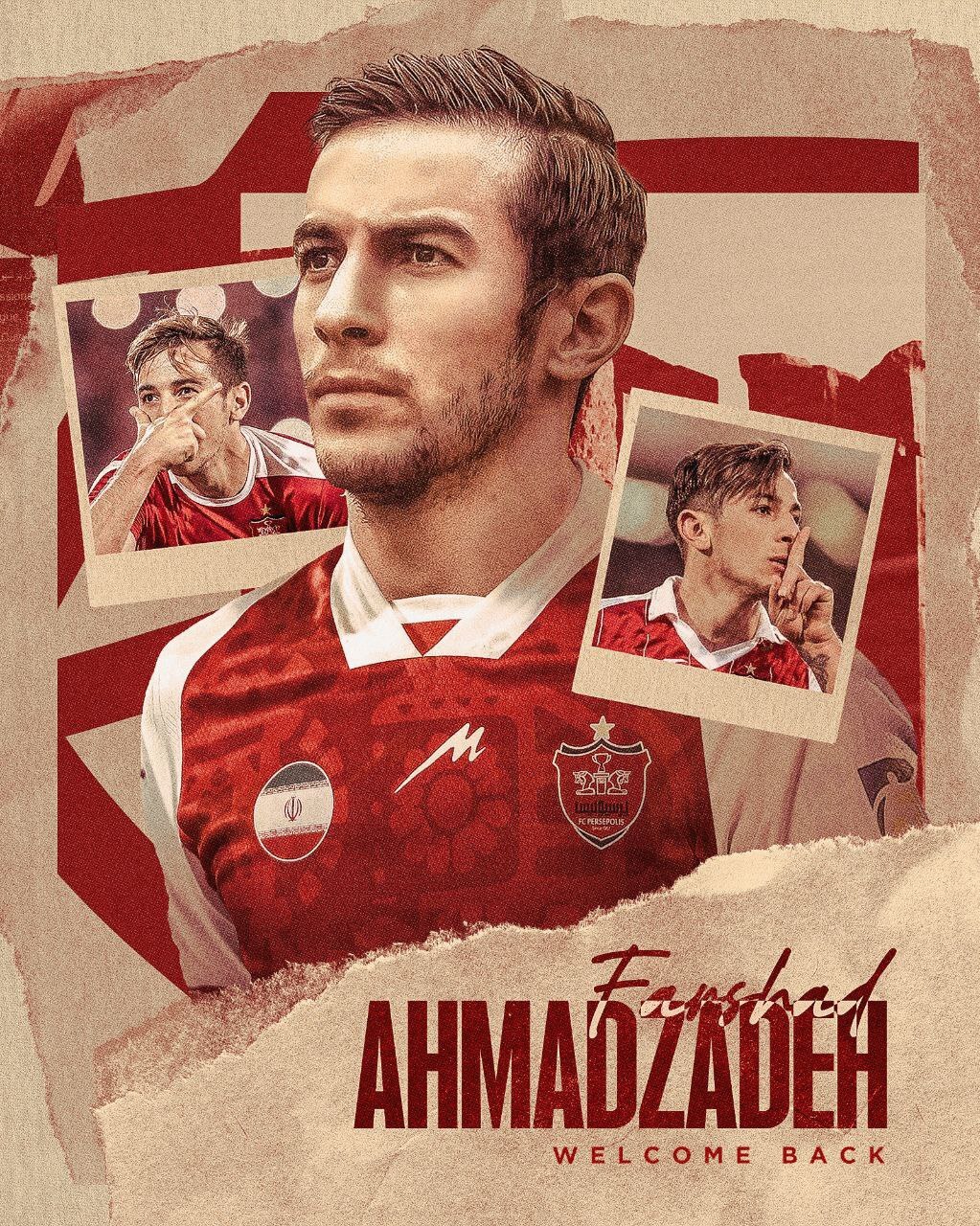 بازگشت فرشاد احمدزاده به پرسپولیس + عکس و فیلم