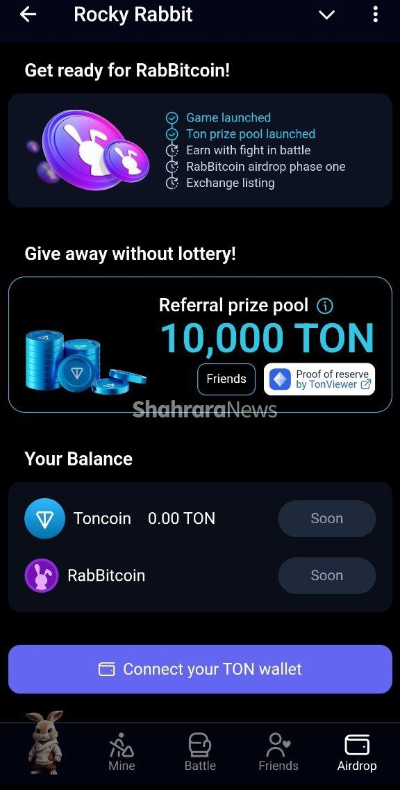 همهچیز درباره بازی تلگرامی «راکی ربیت» Rocky Rabbit + آموزش دریافت سکه بیشتر همهچیز درباره بازی تلگرامی «راکی ربیت» Rocky Rabbit + آموزش دریافت سکه بیشتر