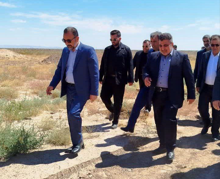 بازدید میدانی استاندار خراسان رضوی از فاز توسعه شهرک صنعتی خادم الرضا (ع) + تصاویر بازدید میدانی استاندار خراسان رضوی از فاز توسعه شهرک صنعتی خادم الرضا (ع) + تصاویر