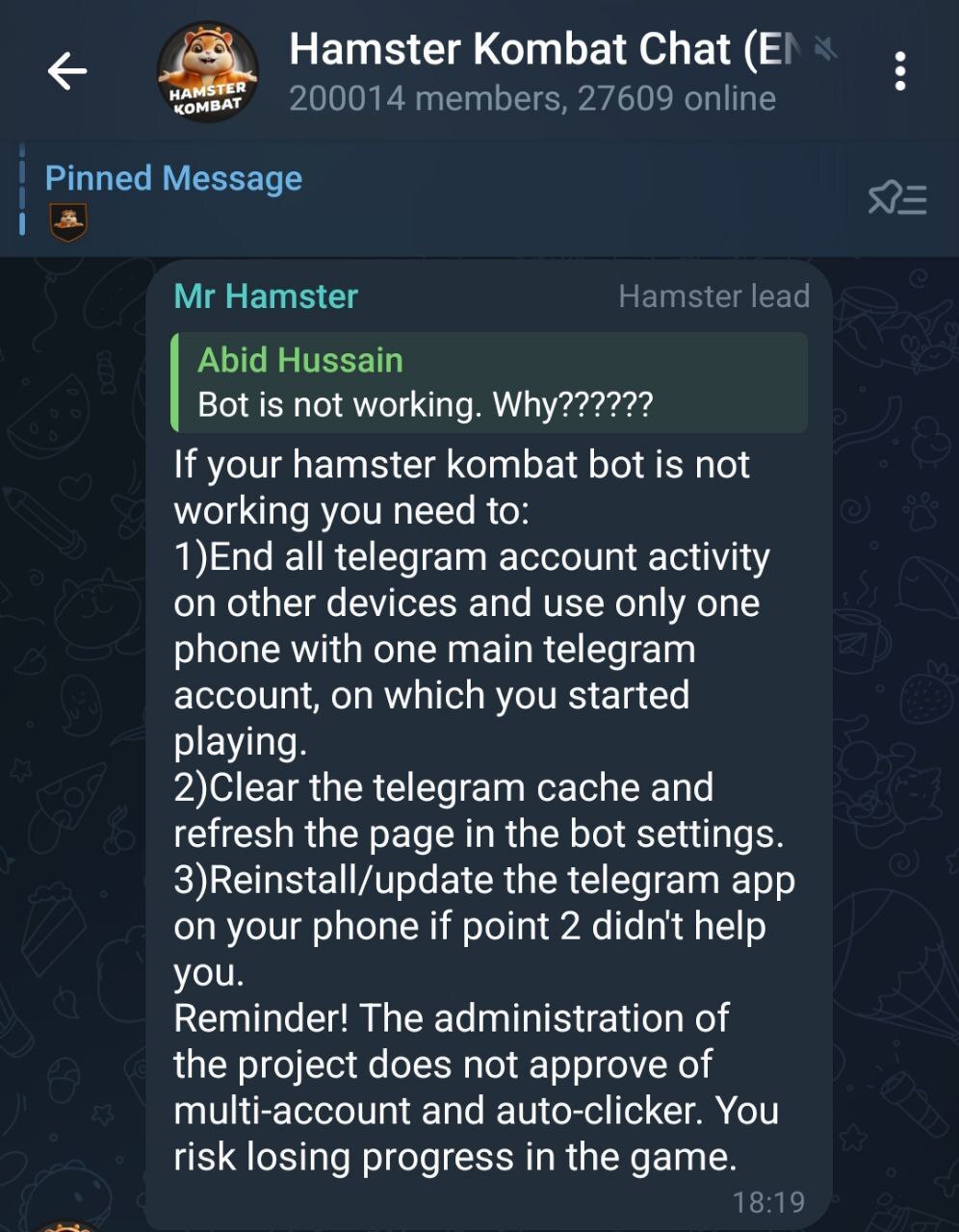 علت کرشکردن و بازنشدن ربات همستر کامبت + راهحل رفع مشکل علت کرشکردن و بازنشدن ربات همستر کامبت + راهحل رفع مشکل