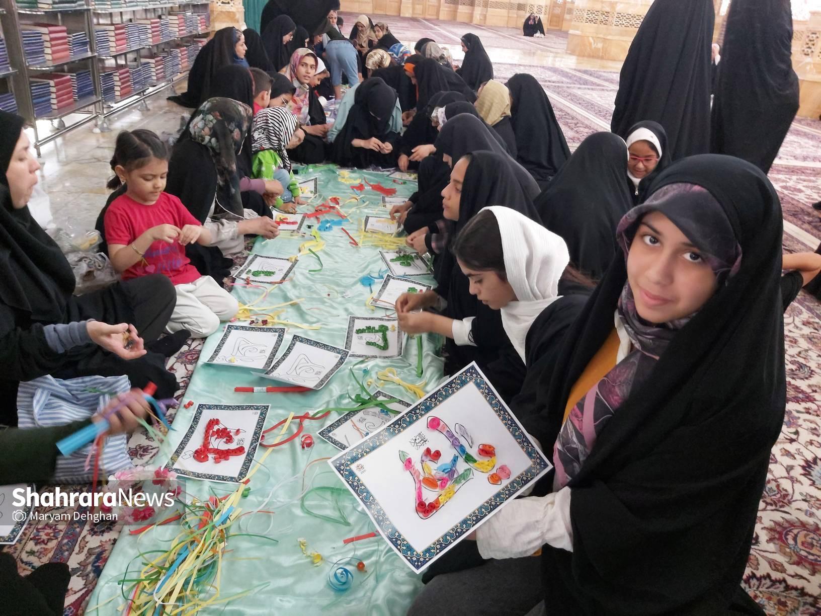 جشن مادر دختری «غدیر، عید هم عهدی» در حرم مطهر رضوی برگزار شد