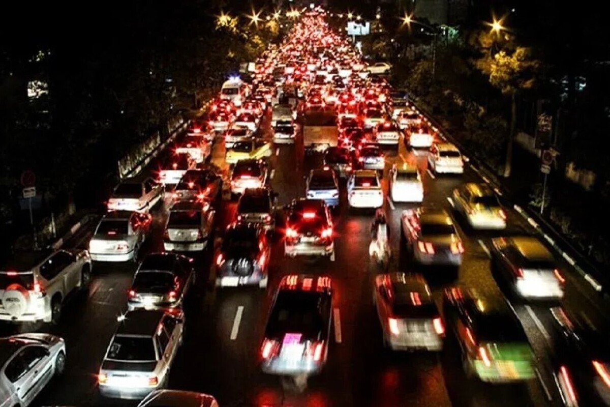 ترافیک سنگین در محدوده مجموعه شهید بهشتی، میدان جانباز و تقاطع خیام مشهد (۶ تیر ۱۴۰۳)