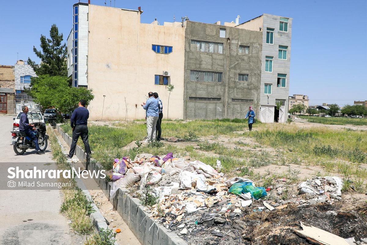 گلایه ساکنان محله ثامن مشهد به انباشت زباله و عرض کم معابر
