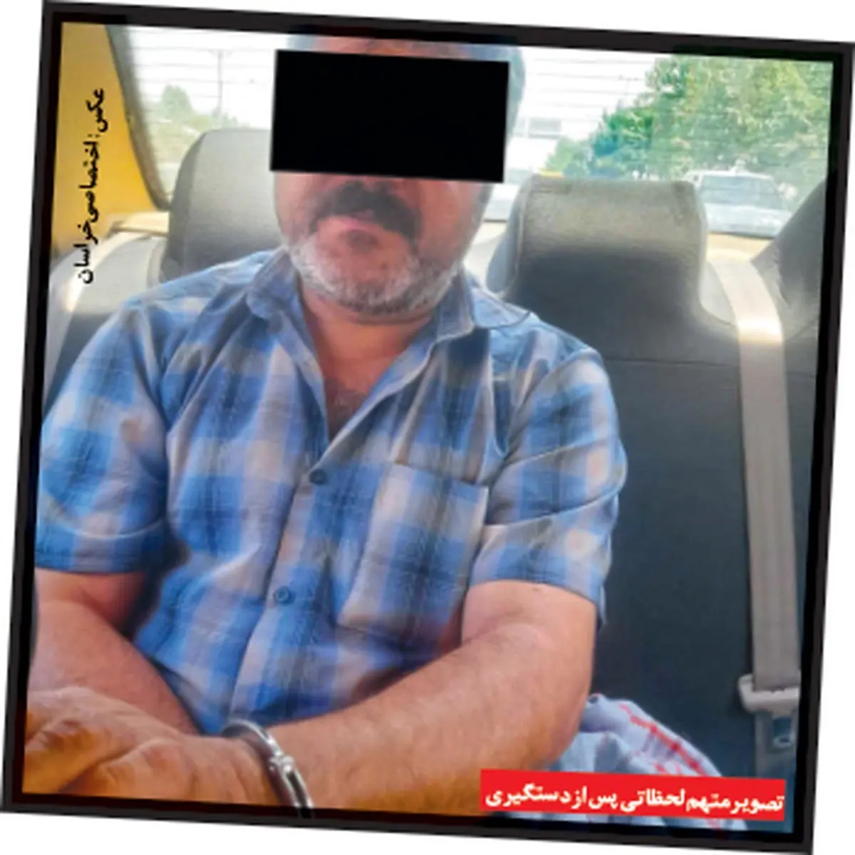 دستگیری مرد شکاک که همسر و خواهرزنش را در چناران به قتل رساند + عکس دستگیری مرد شکاک که همسر و خواهرزنش را در چناران به قتل رساند + عکس