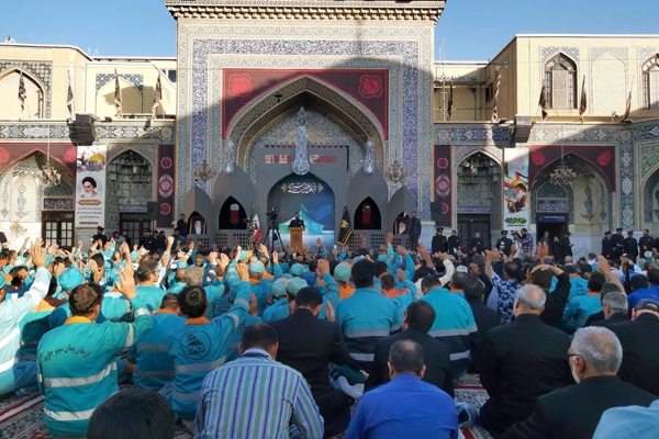 شهردار مشهد مقدس: بیش از ۱۰۰۰ نفر از نیروهای خدوم شهرداری مشهد افتخار حضور در اربعین را دارند شهردار مشهد مقدس: بیش از ۱۰۰۰ نفر از نیروهای خدوم شهرداری مشهد افتخار حضور در اربعین را دارند