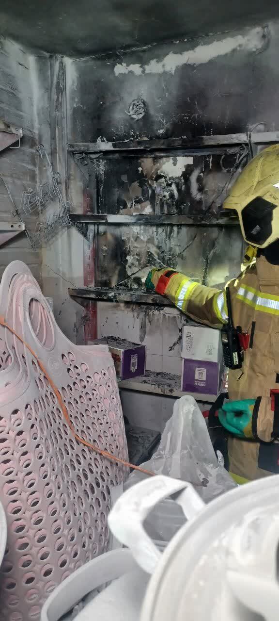 حریق یک مغازه لوازم خانگی در شهرک حر مشهد+جزییات حریق یک مغازه لوازم خانگی در شهرک حر مشهد+جزییات