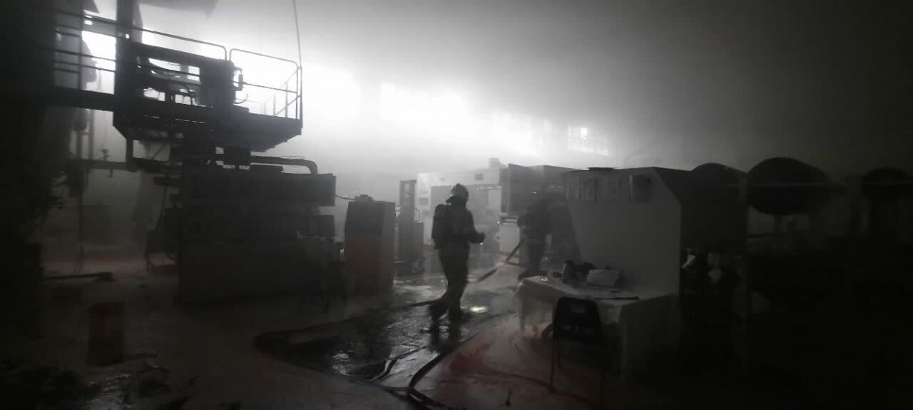 حریق چاپخانه مصنوعات پلاستیکی (۱۸ مرداد ۱۴۰۳) حریق چاپخانه مصنوعات پلاستیکی (۱۸ مرداد ۱۴۰۳)