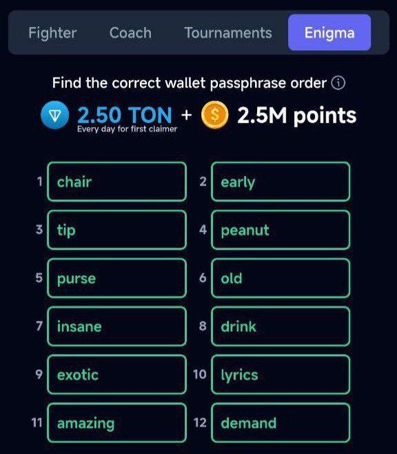 کارتهای امروز راکی ربیت + پاسخ انیگما جدید و توکنهای مخفی (جمعه، ۱۹ مرداد ۱۴۰۳) کارتهای امروز راکی ربیت + پاسخ انیگما جدید و توکنهای مخفی (جمعه، ۱۹ مرداد ۱۴۰۳)