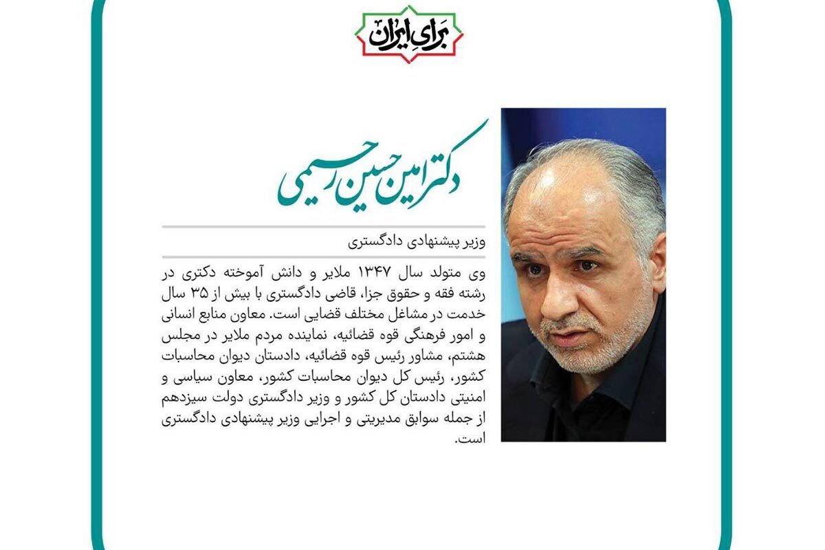 معرفی کامل تمام وزرای پیشنهادی دولت چهاردهم + اینفوگرافی و عکس معرفی کامل تمام وزرای پیشنهادی دولت چهاردهم + اینفوگرافی و عکس