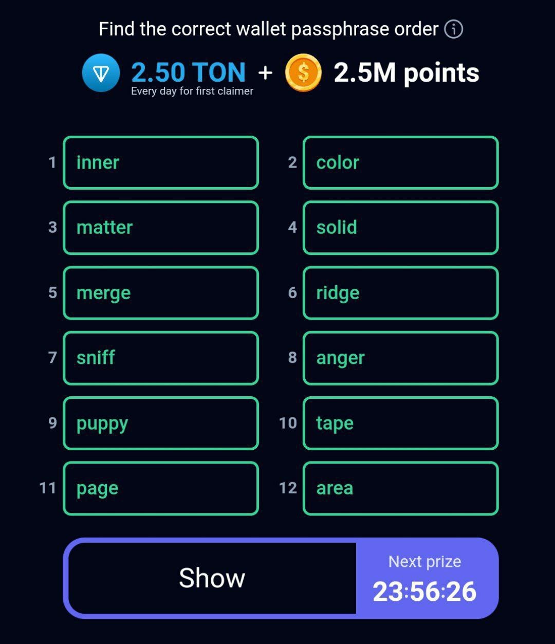 کارتهای امروز راکی ربیت (دوشنبه، ۲۲ مرداد ۱۴۰۳) + پاسخ انیگما جدید و توکنهای مخفی کارتهای امروز راکی ربیت (دوشنبه، ۲۲ مرداد ۱۴۰۳) + پاسخ انیگما جدید و توکنهای مخفی