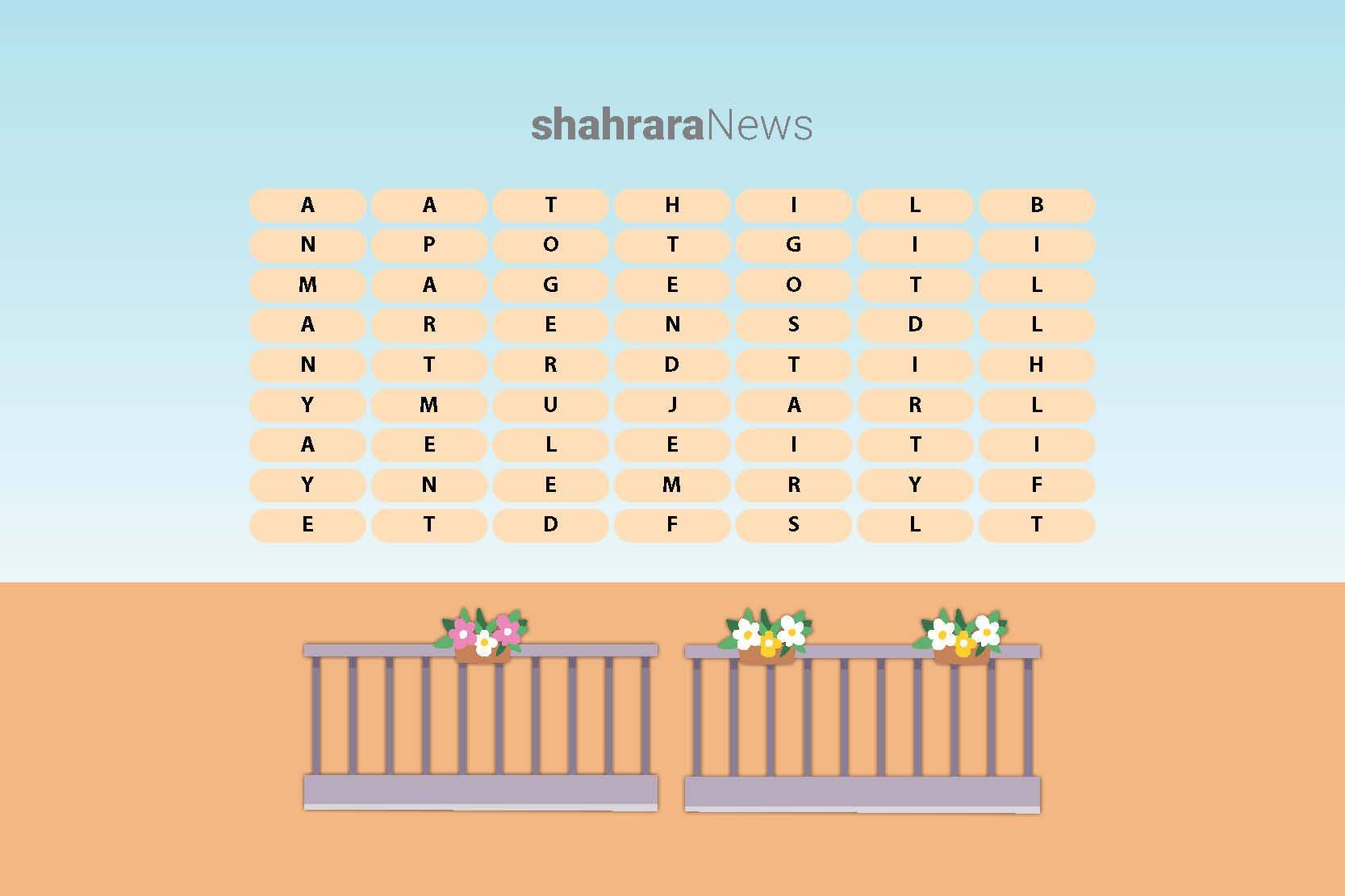 جدول کلمات انگلیسی | زندگی آپارتمانی