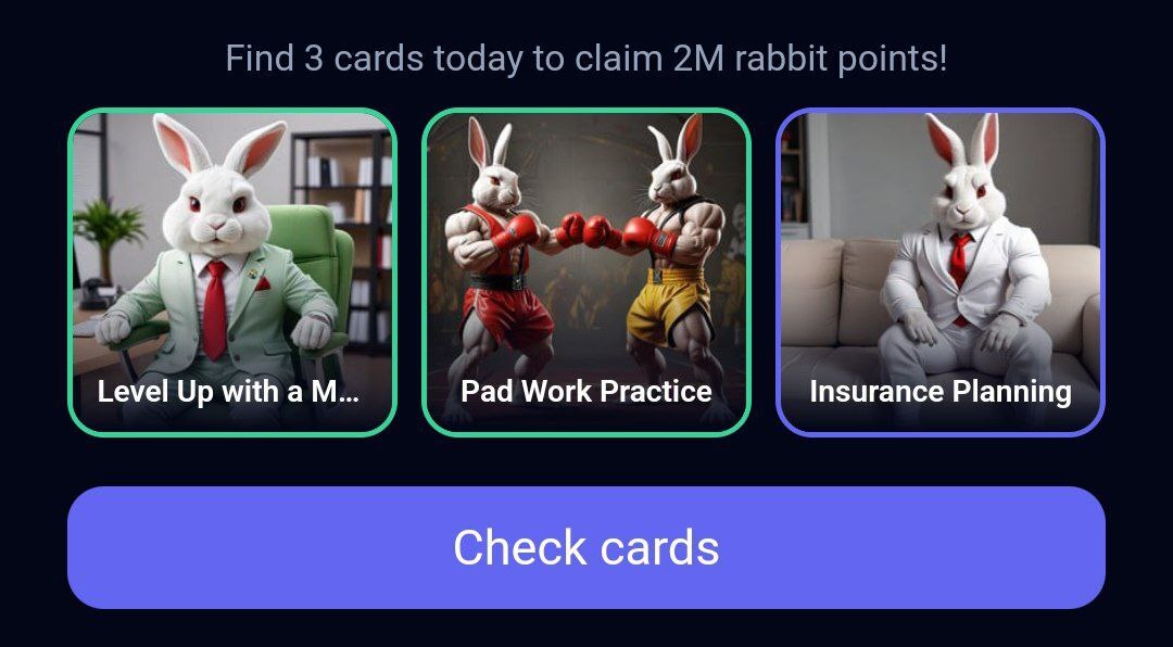 کارتهای امروز راکی ربیت (پنجشنبه، ۲۵ مرداد ۱۴۰۳) + پاسخ انیگما جدید و توکنهای مخفی کارتهای امروز راکی ربیت (پنجشنبه، ۲۵ مرداد ۱۴۰۳) + پاسخ انیگما جدید و توکنهای مخفی