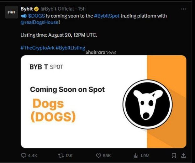 صرافیهایی که بهزودی «داگز» (Dogs) را لیست میکنند + قیمت اولیه داگز صرافیهایی که بهزودی «داگز» (Dogs) را لیست میکنند + قیمت اولیه داگز